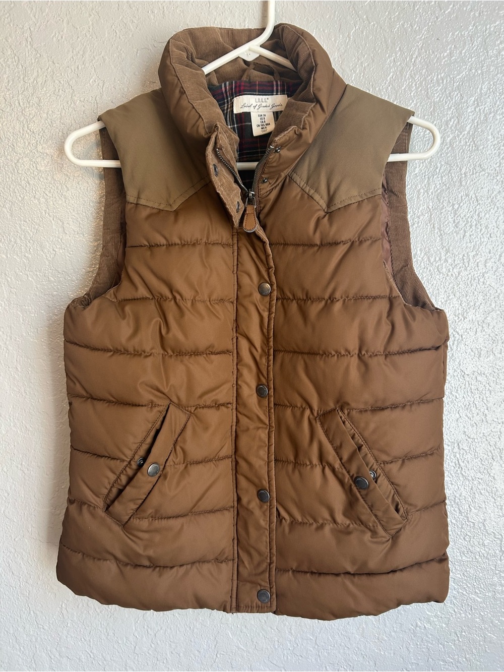 L.O.G.G. H&M puffer vest size 8